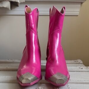 Beast hot pink boots